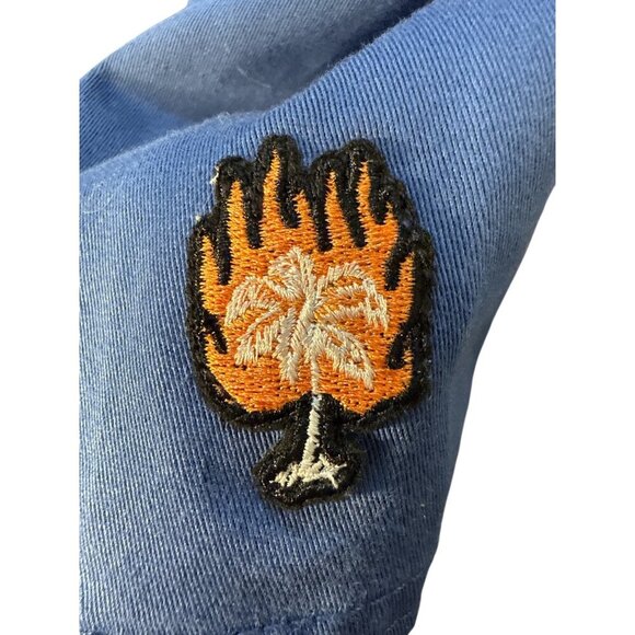 Vans Womens Blue Pleated Skater Skirt Size 24 Cotton Blend Made In India NWT - Picture 5 of 9